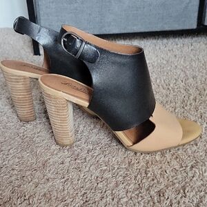 Lucky Brand Two-Tone Slingback Heels